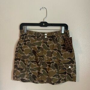 Vans Camo Cargo Mini Skirt